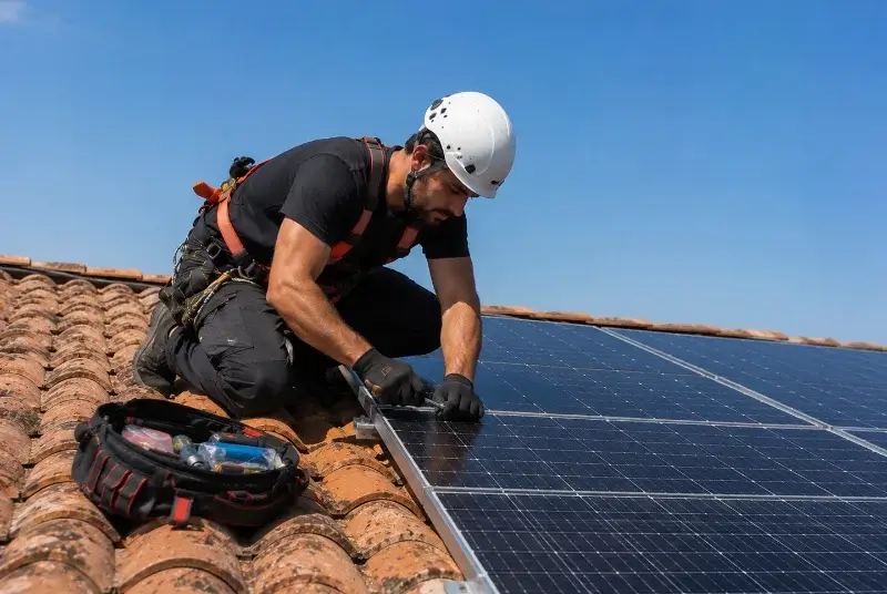 Maintenance et monitoring de panneaux solaires à Eygaliers